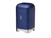 Kitchen Craft Lovello Retro Canister with Geometric Textured Finish - SUGAR